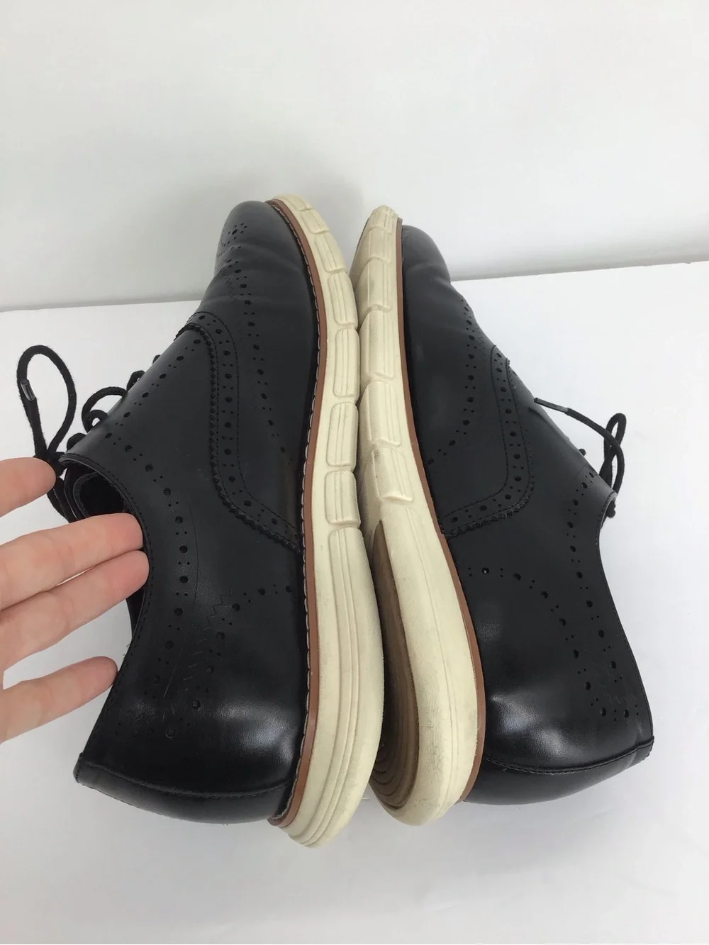 Bruno Marc Grandwing Crossflex Oxford Sneaker Casual Office Black Size 13